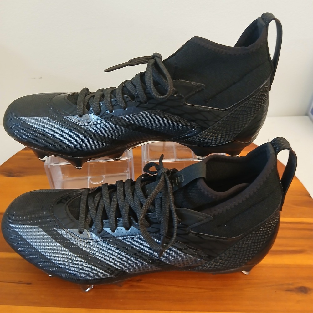 Adidas Adizero Impact Mens Size 9 Black Mid Top Athletic Shoes IH0885